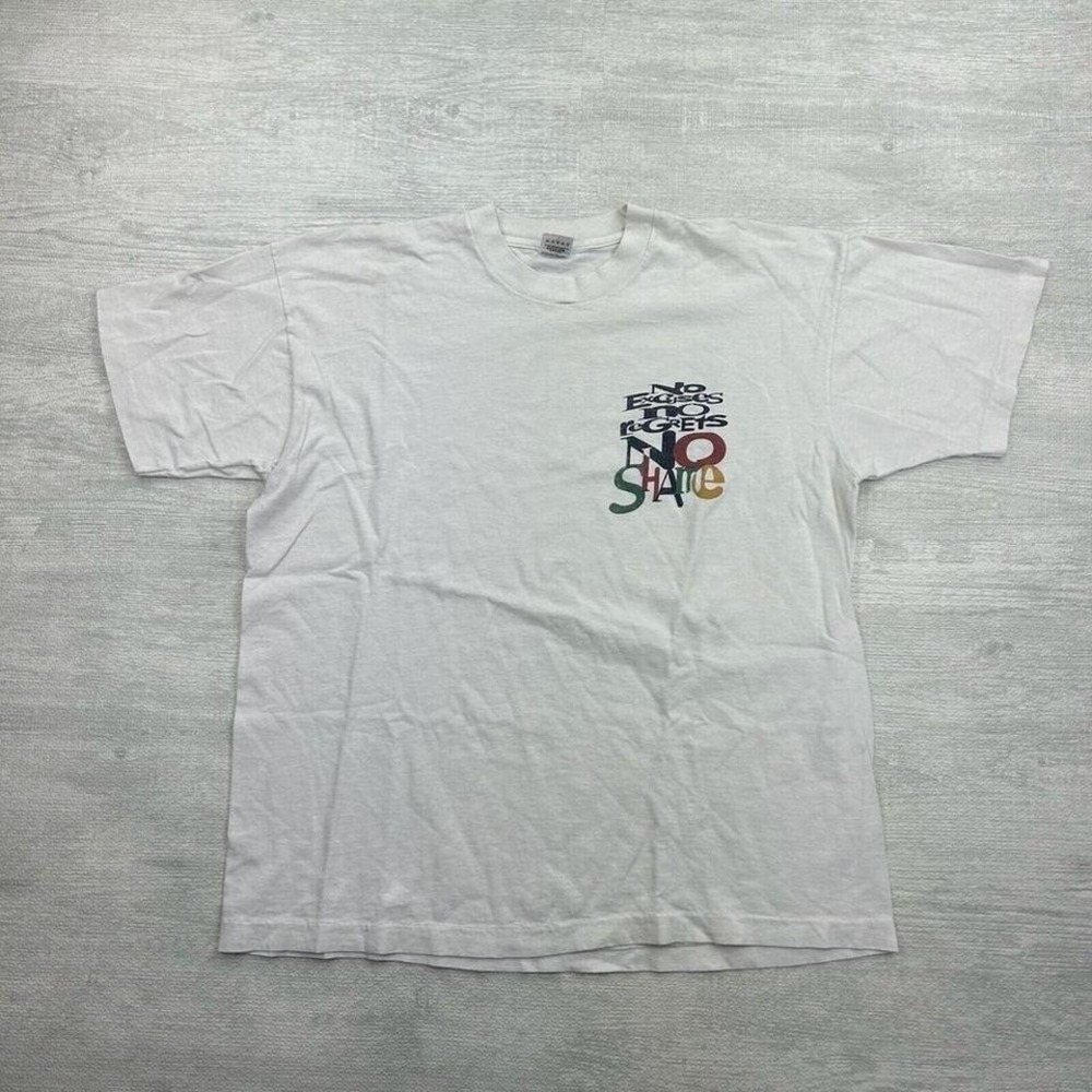 Vintage Newsboys Band Shirt Adult XL White Christian Rock Gospel Music